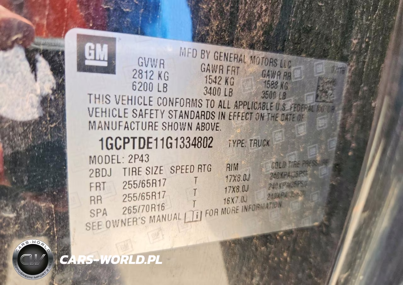 2016 Chevrolet Colorado Z71 VIN:1GCPTDE11G1334802 - 12
