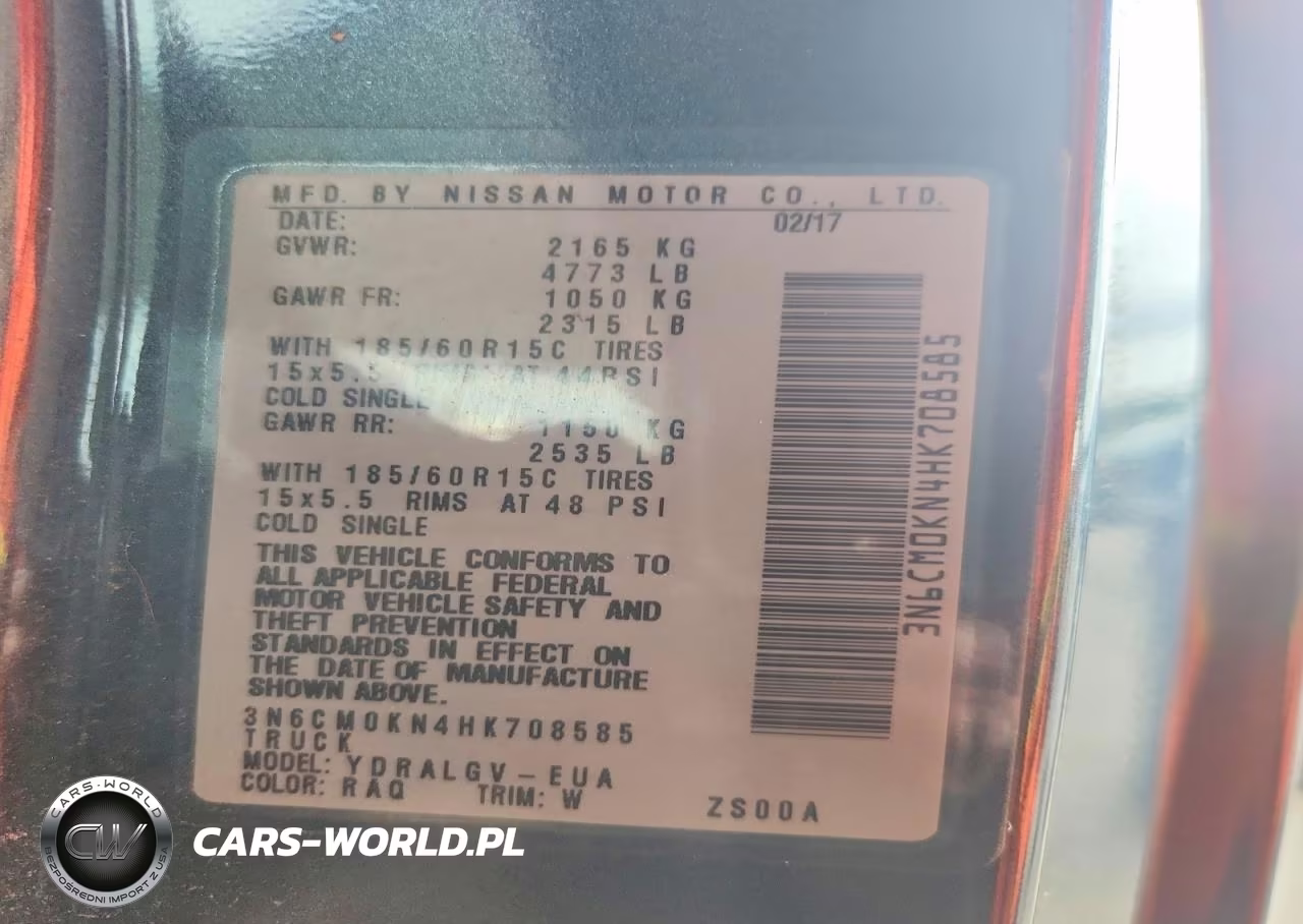 2017 Nissan Nv200 Sv VIN:3N6CM0KN4HK708585 - 13