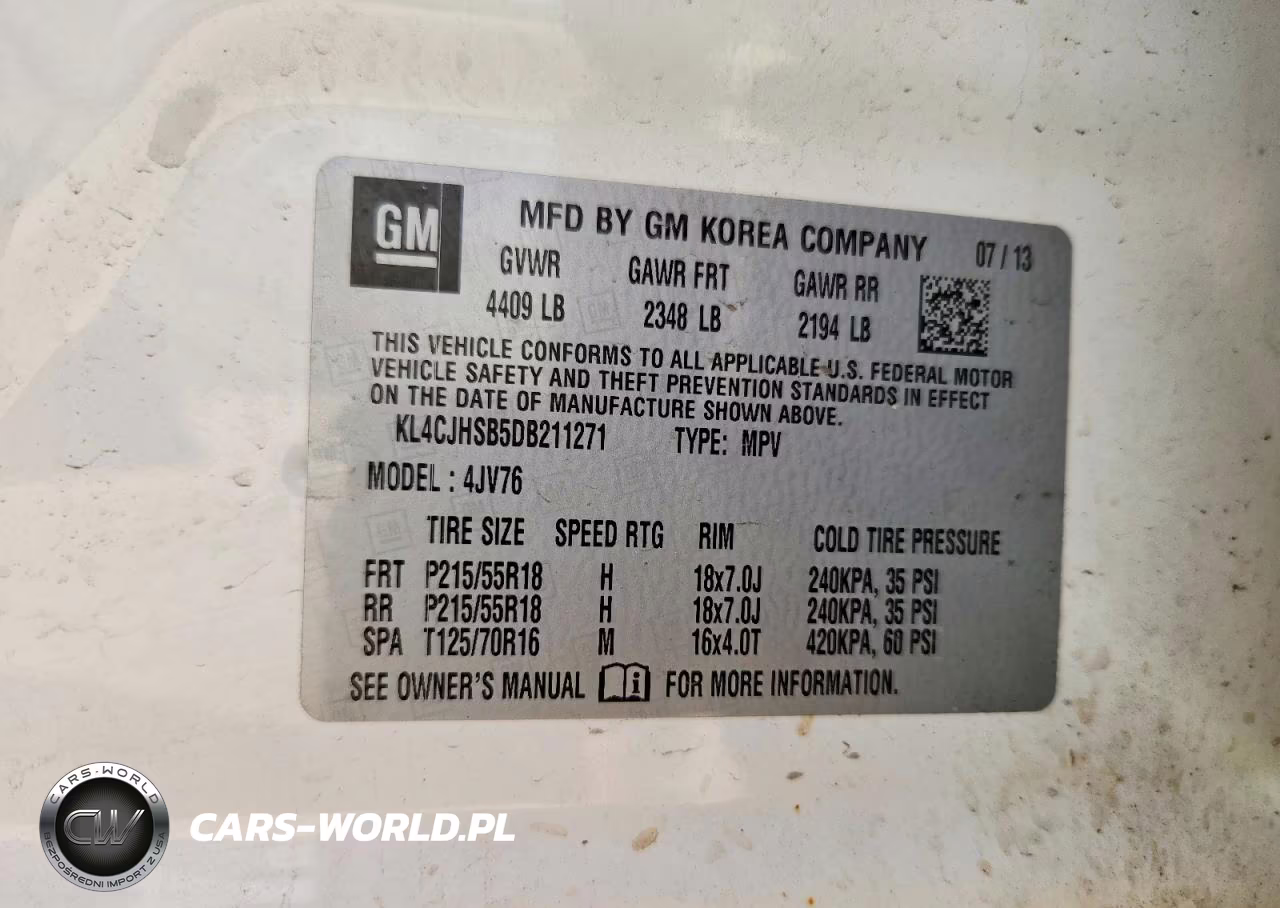 2013 Buick Encore Premium VIN:KL4CJHSB5DB211271 - 12