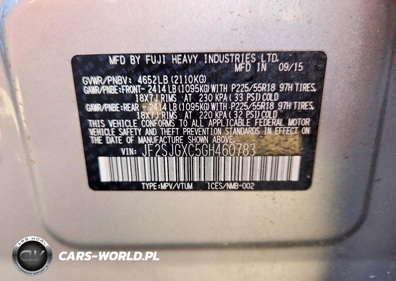 2016 Subaru Forester 2.0Xt Touring VIN:JF2SJGXC5GH460783 - 13
