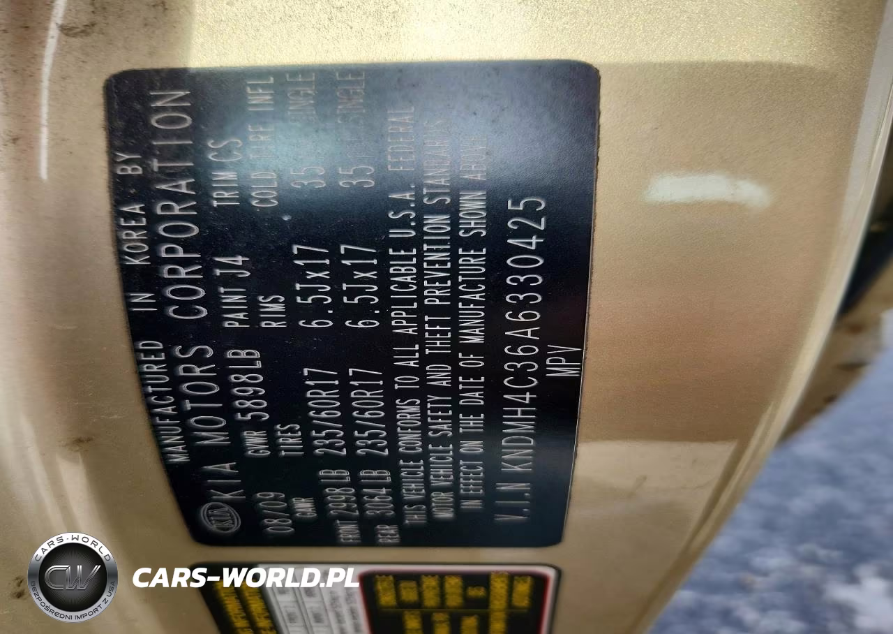 2010 Kia Sedona Ex VIN:KNDMH4C36A6330425 - 13
