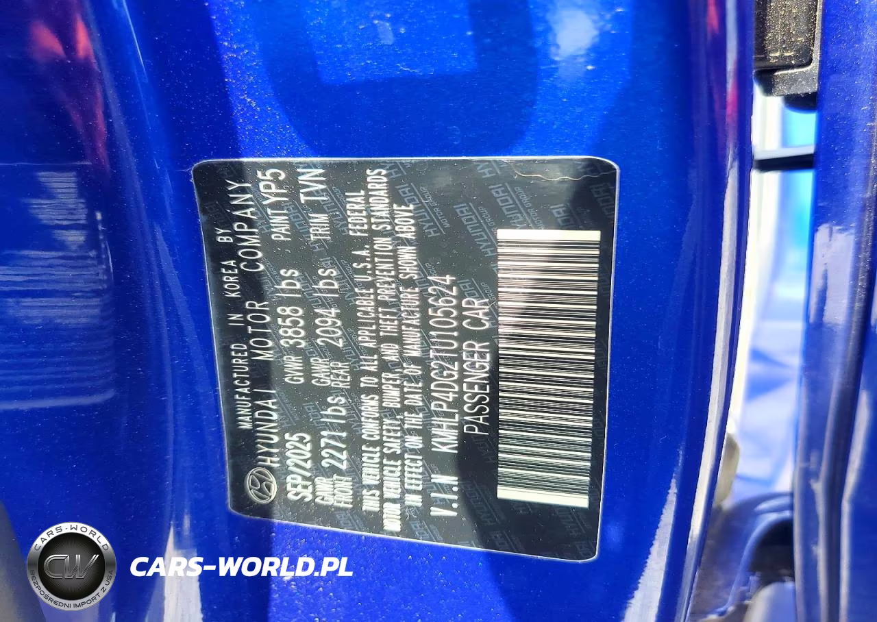 2026 Hyundai Elantra Limited VIN:KMHLP4DG2TU105624 - 12