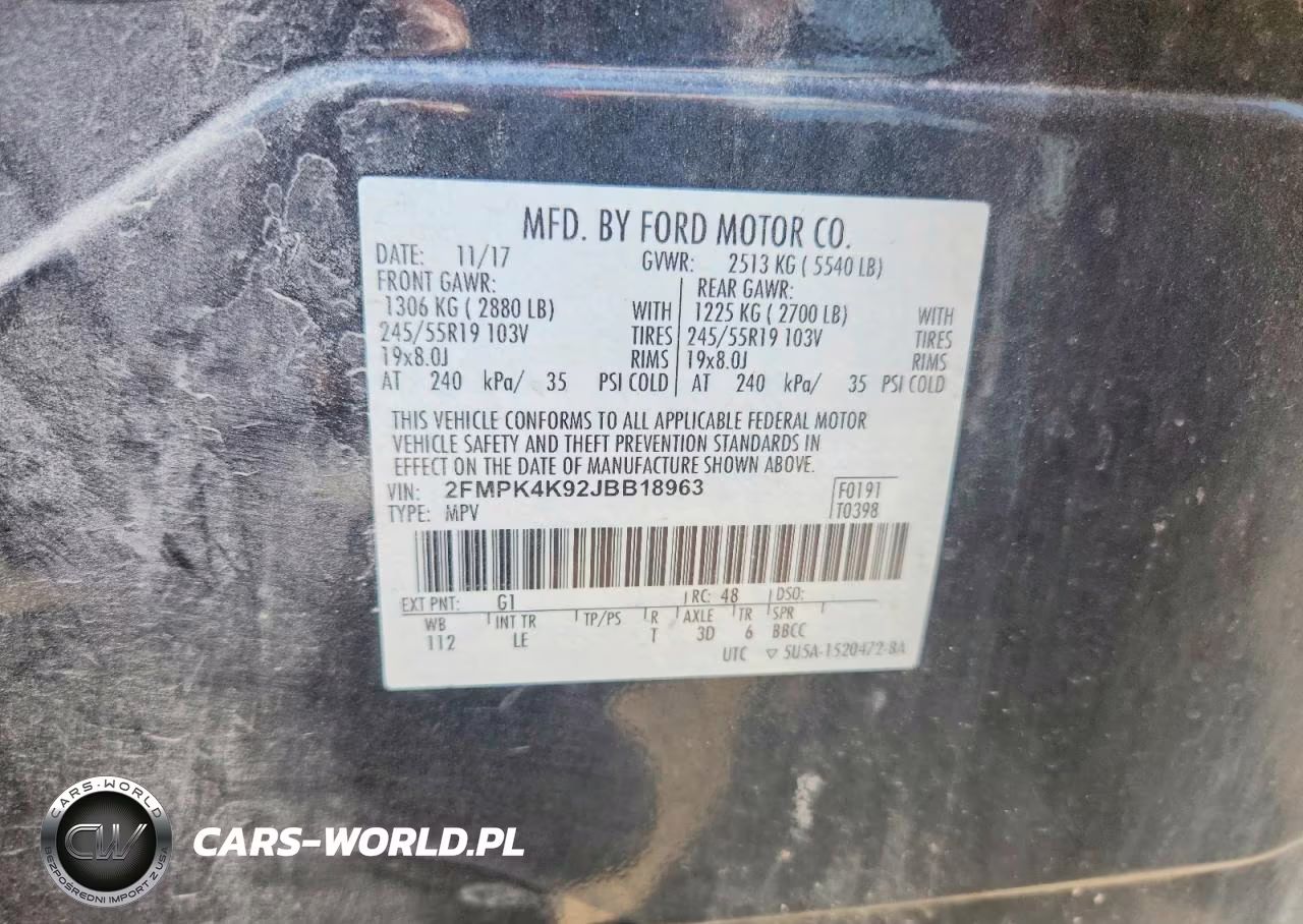 2018 Ford Edge Titanium VIN:2FMPK4K92JBB18963 - 13
