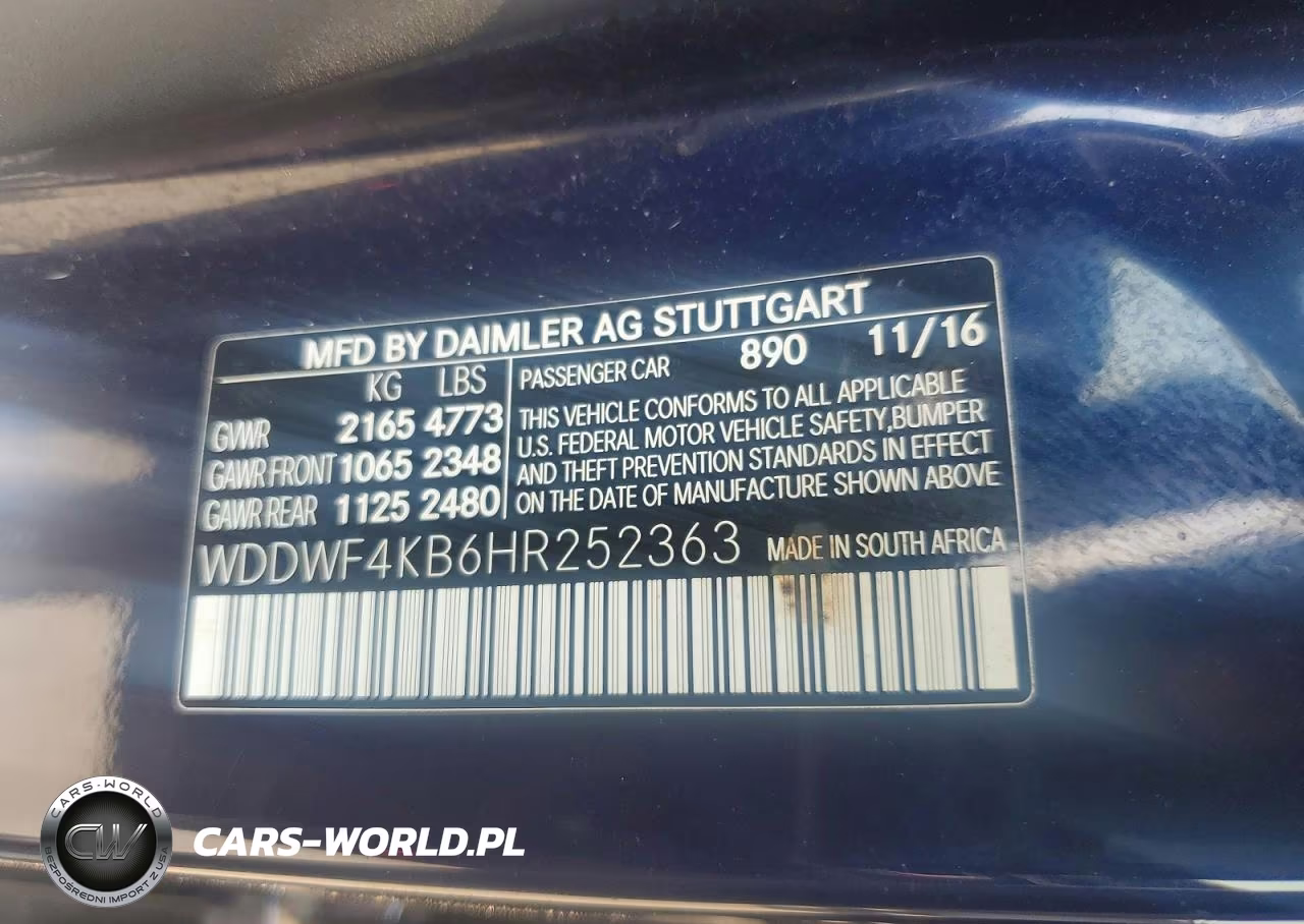 2017 Mercedes-Benz C 300 4Matic VIN:WDDWF4KB6HR252363 - 12