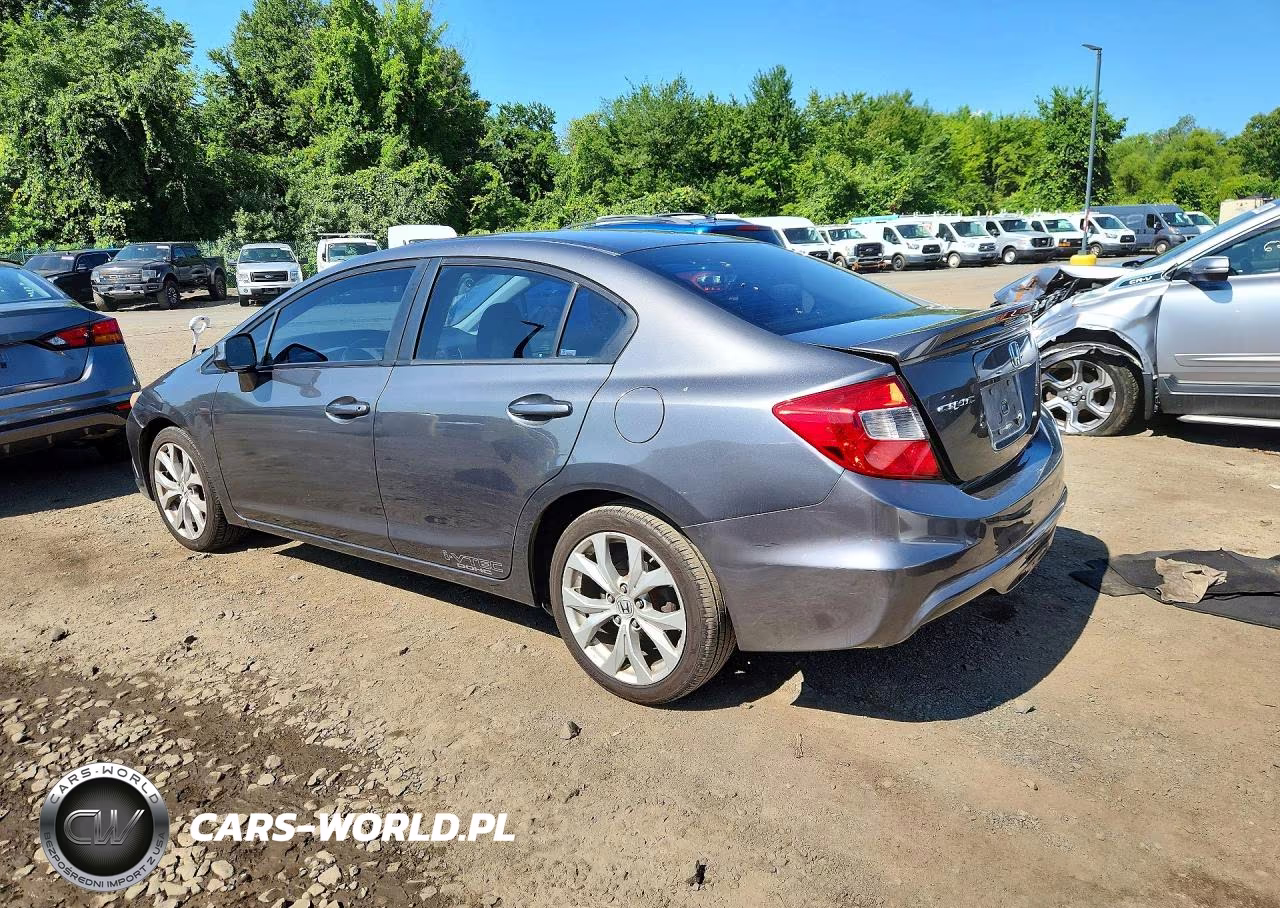 2012 Honda Civic Si VIN:2HGFB6E56CH700425 - 2