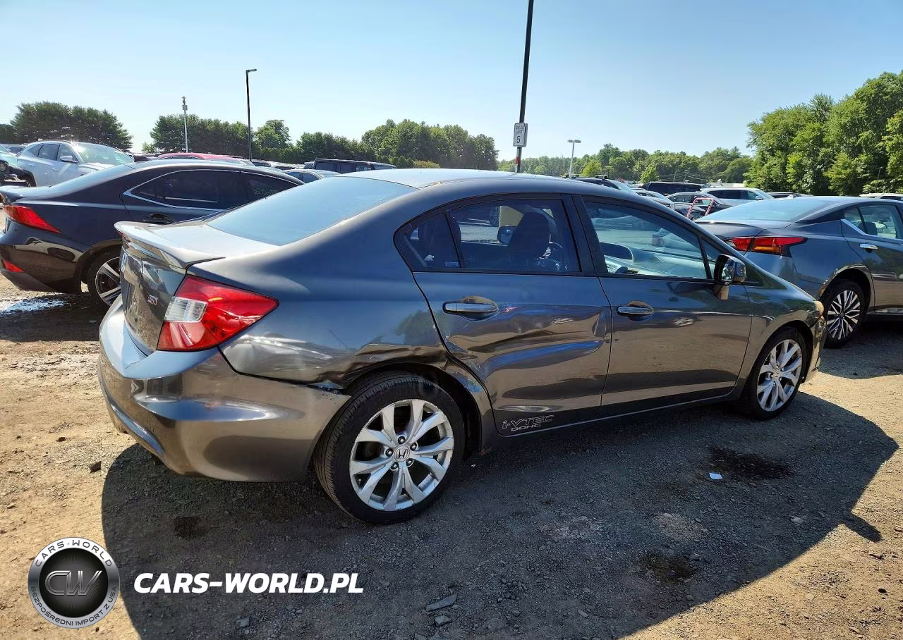 2012 Honda Civic Si VIN:2HGFB6E56CH700425 - 3