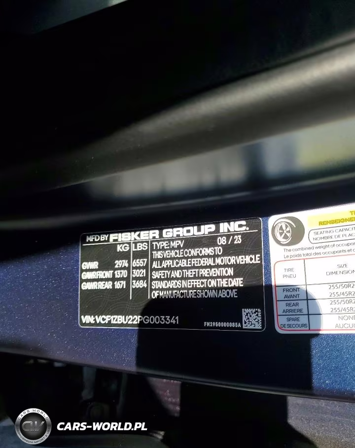 2023 Fisker Inc. Ocean Ocean One VIN:VCF1ZBU22PG003341 - 14