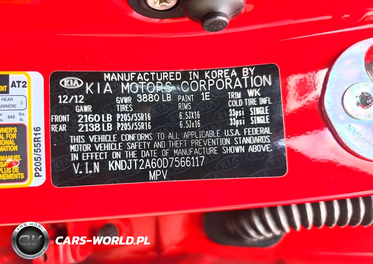 2013 Kia Soul + VIN:KNDJT2A60D7566117 - 13