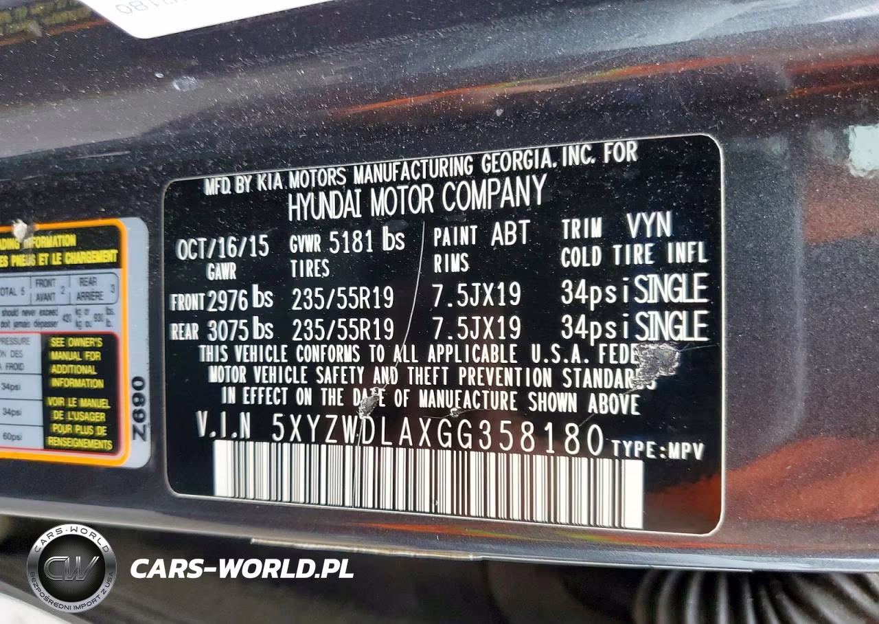 2016 Hyundai Santa Fe Sport 2.0T VIN:5XYZWDLAXGG358180 - 13