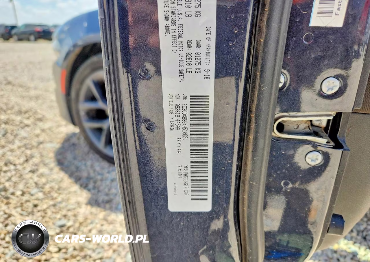 2019 Dodge Charger Sxt VIN:2C3CDXBG6KH510621 - 12