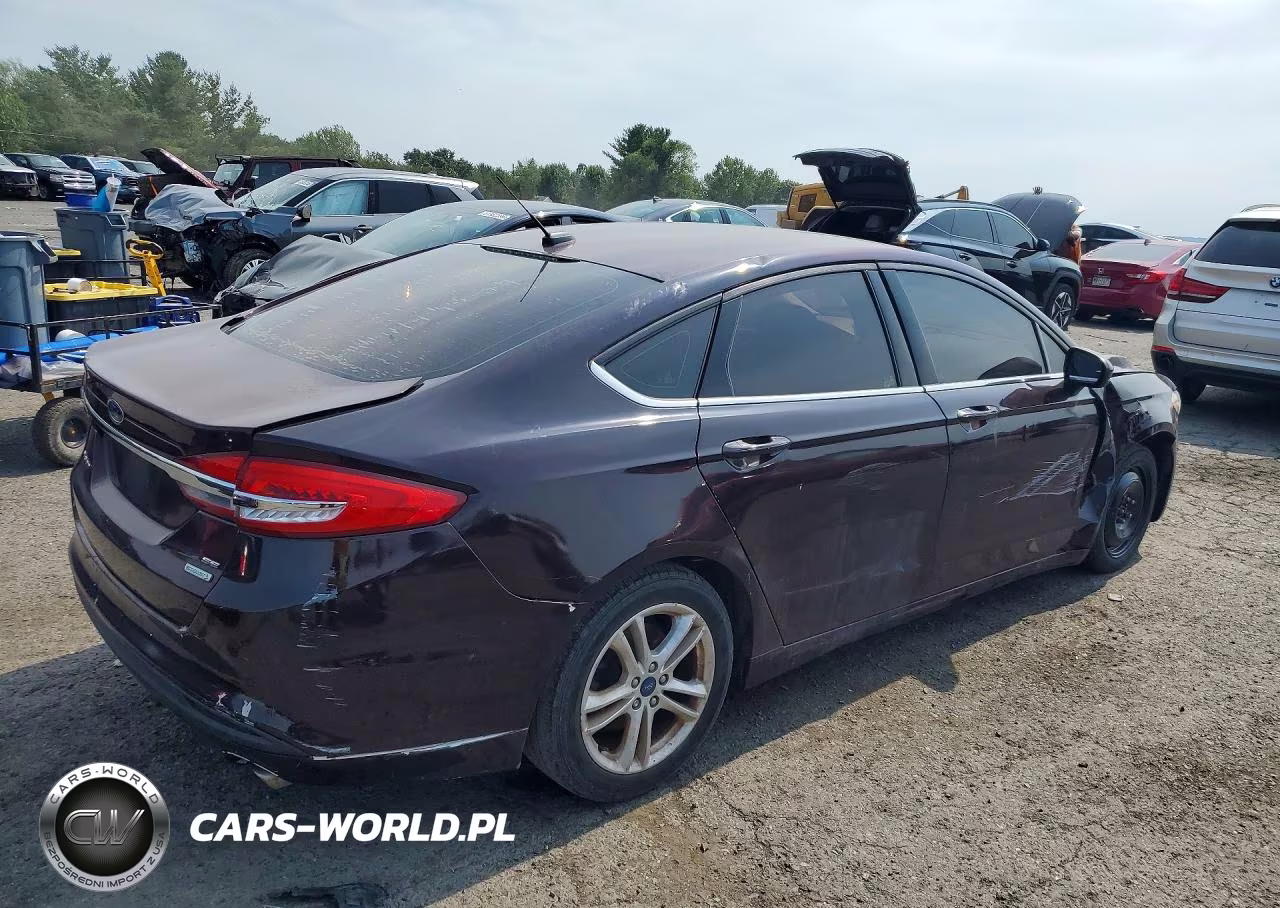 2018 Ford Fusion Se VIN:3FA6P0HD4JR195508 - 3