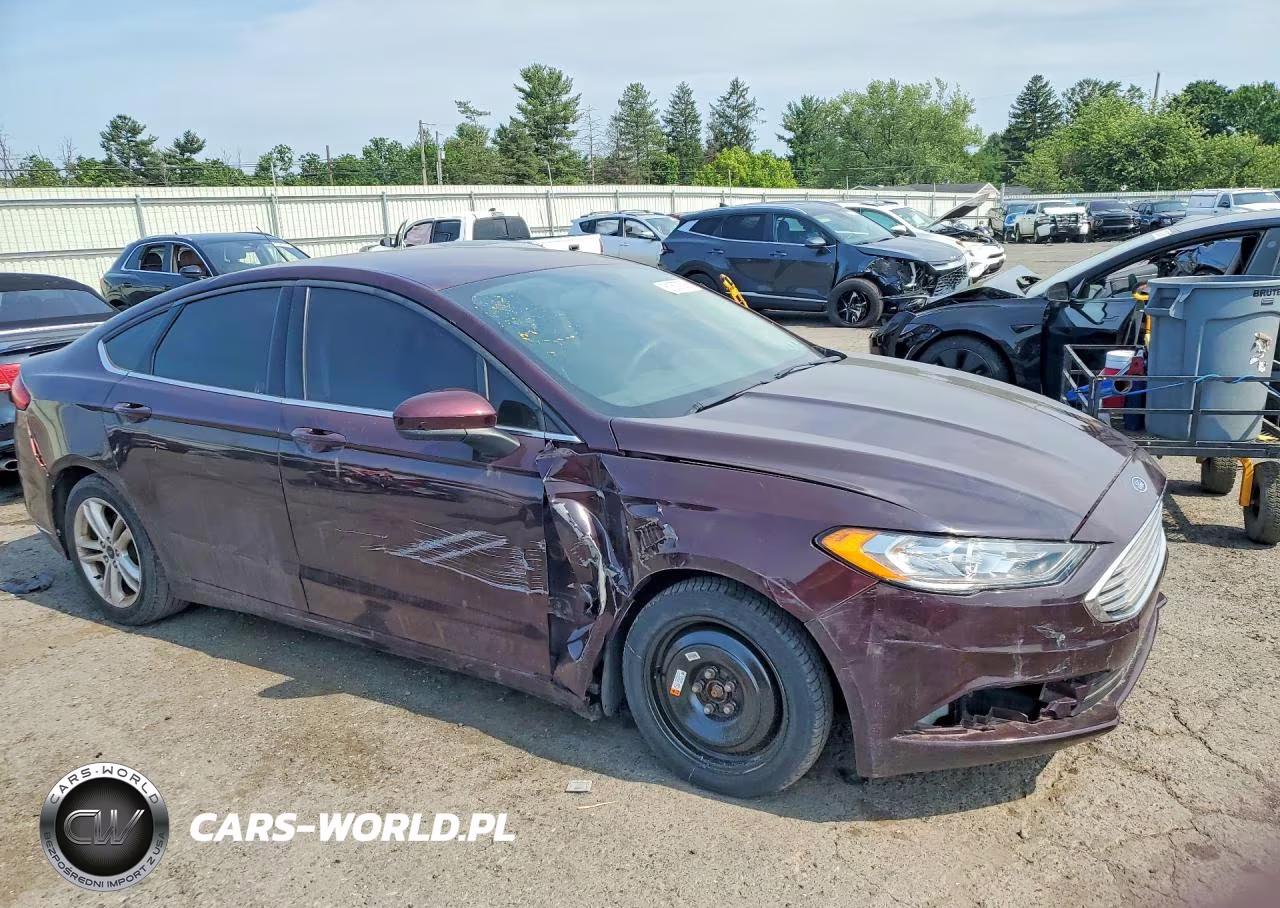 2018 Ford Fusion Se VIN:3FA6P0HD4JR195508 - 4