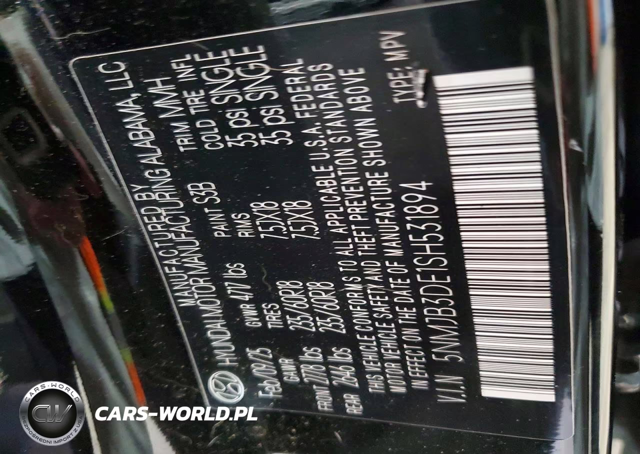 2025 Hyundai Tucson Sel VIN:5NMJB3DE1SH531894 - 14