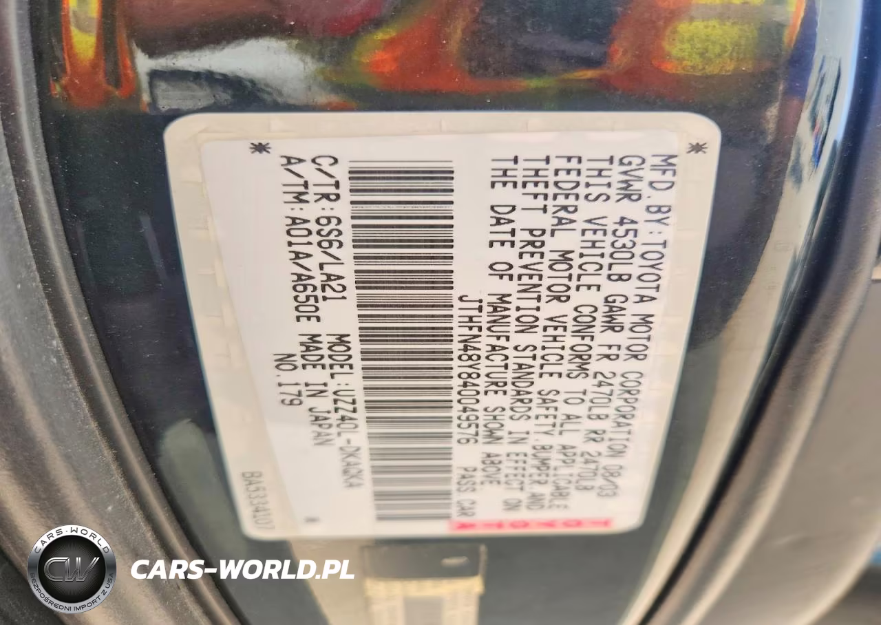 2004 Lexus Sc 430 VIN:JTHFN48Y840049576 - 12
