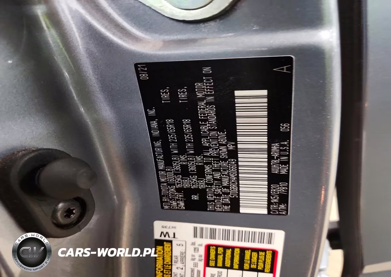 2021 Toyota Highlander Hybrid Xle VIN:5TDGBRCH4MS066049 - 13
