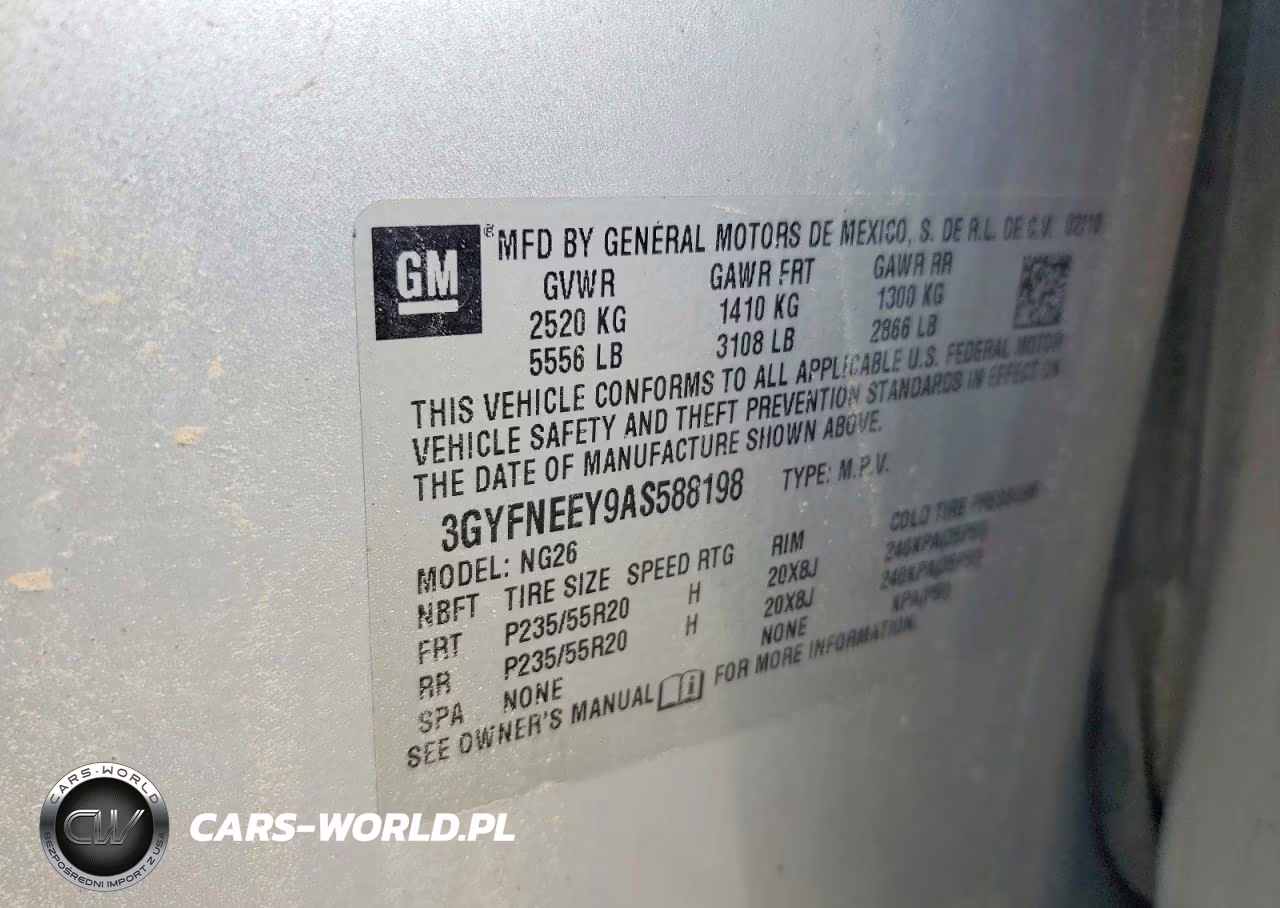 2010 Cadillac Srx Performance Collection VIN:3GYFNEEY9AS588198 - 13