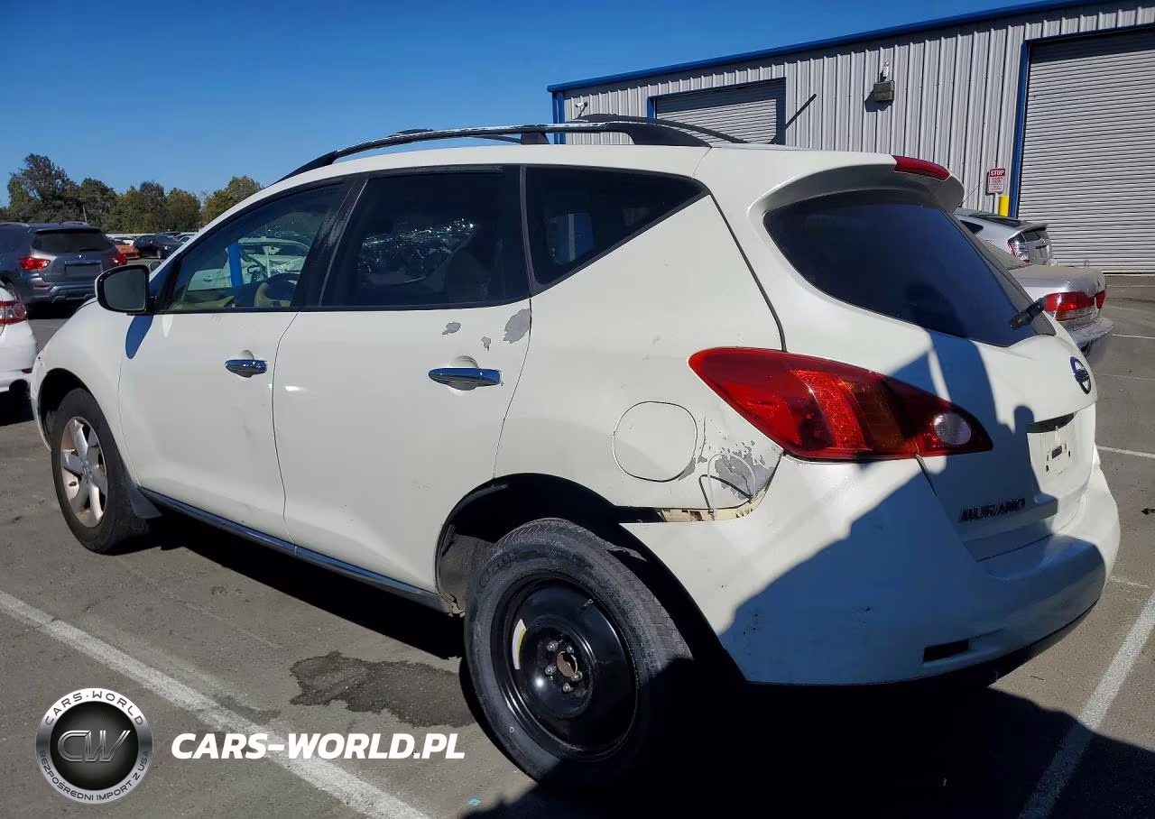 2010 Nissan Murano Sl VIN:JN8AZ1MU2AW008116 - 2