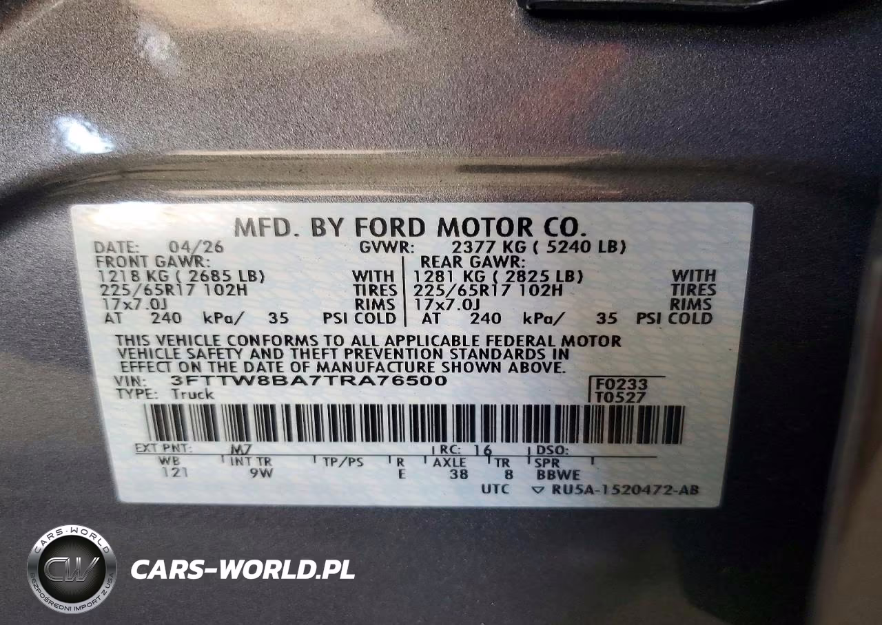 2026 Ford Maverick Xl VIN:3FTTW8BA7TRA76500 - 13