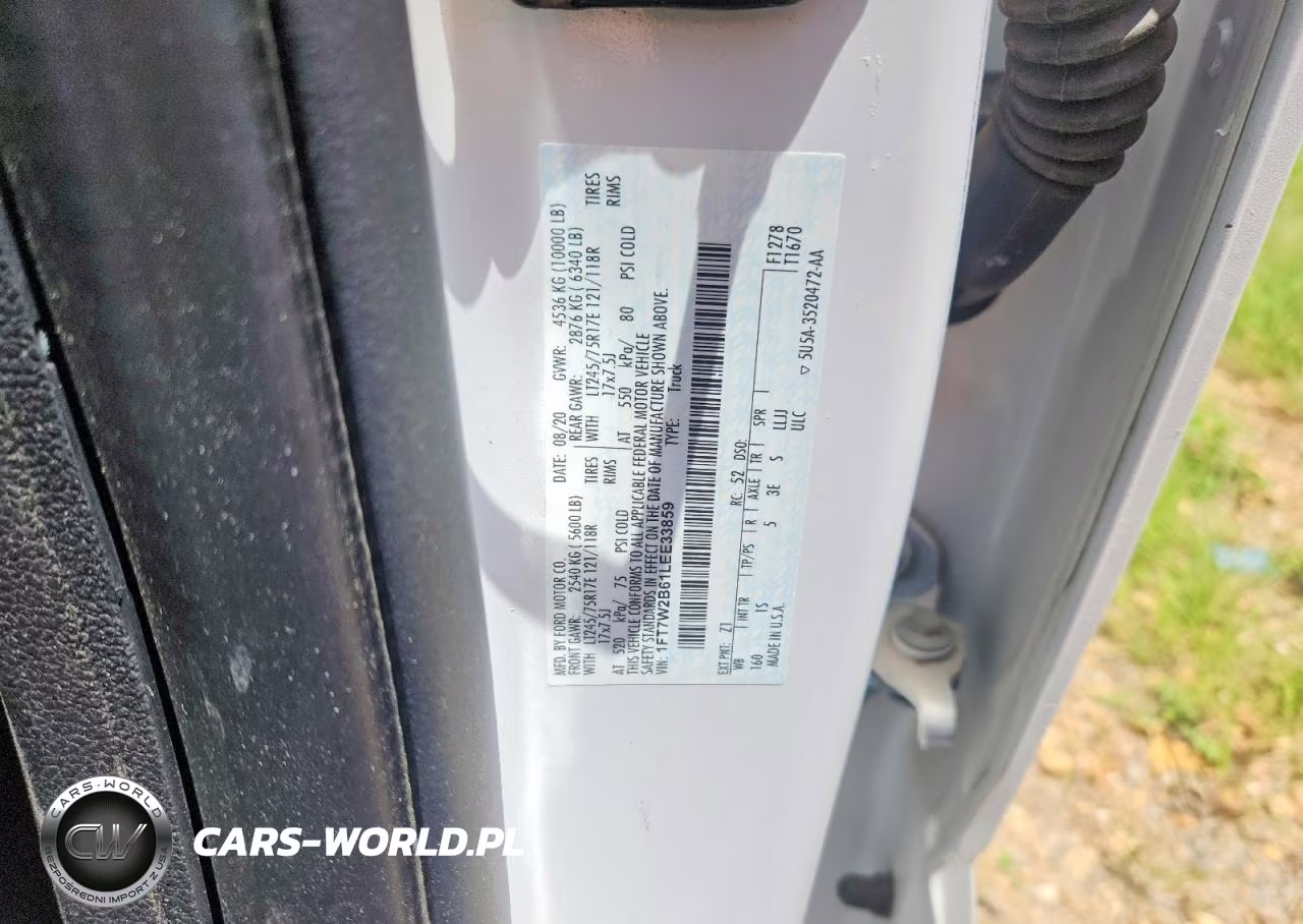 2020 Ford F250 Super Duty VIN:1FT7W2B61LEE33859 - 12