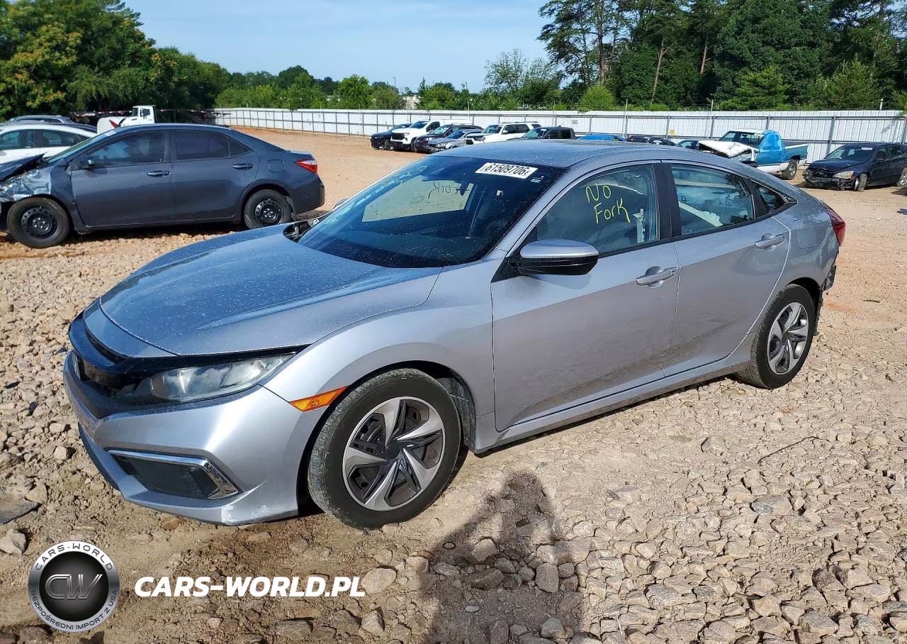 2019 Honda Civic Lx VIN:2HGFC2F67KH599293 - 1