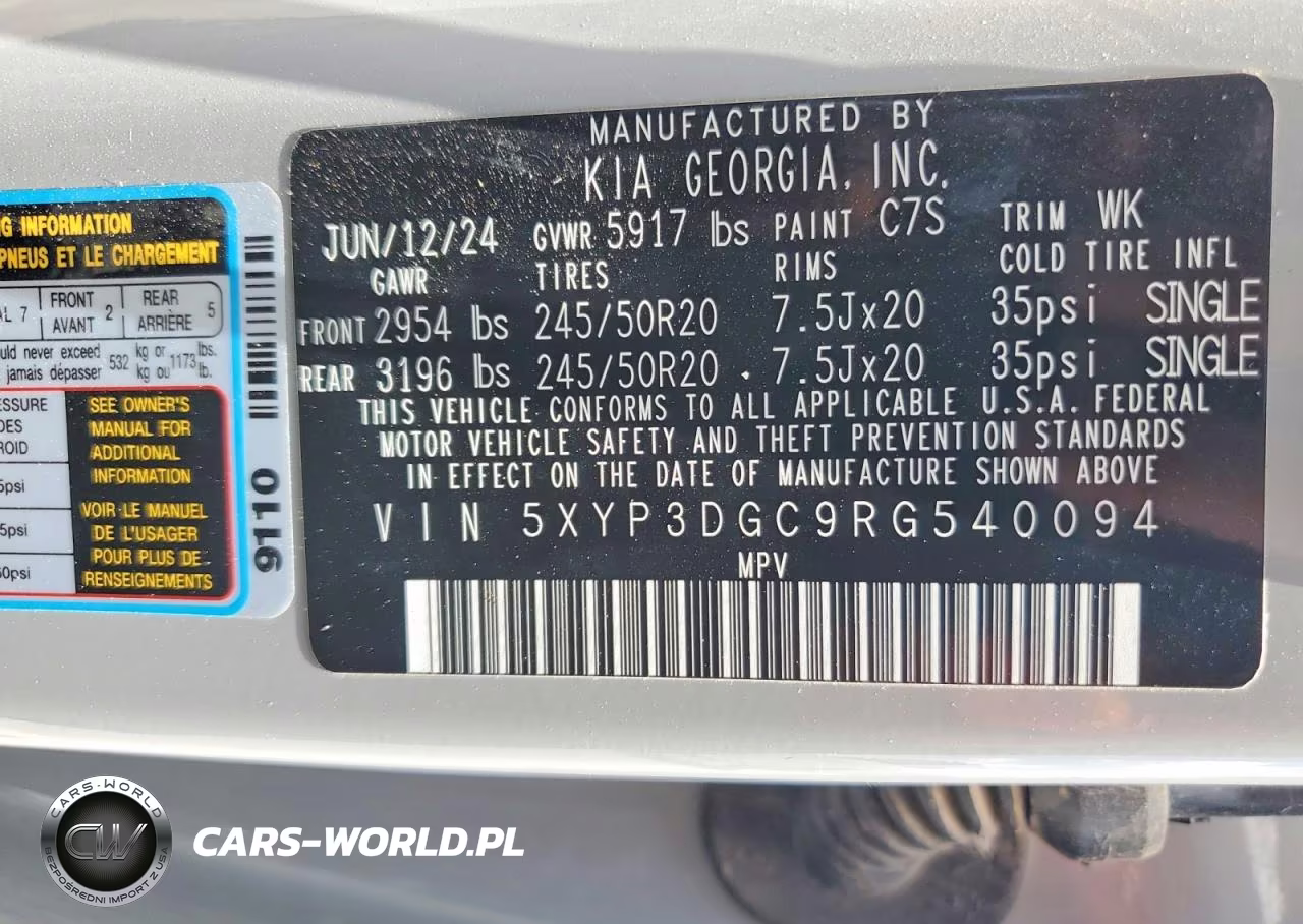 2024 Kia Telluride Ex X-Line VIN:5XYP3DGC9RG540094 - 14