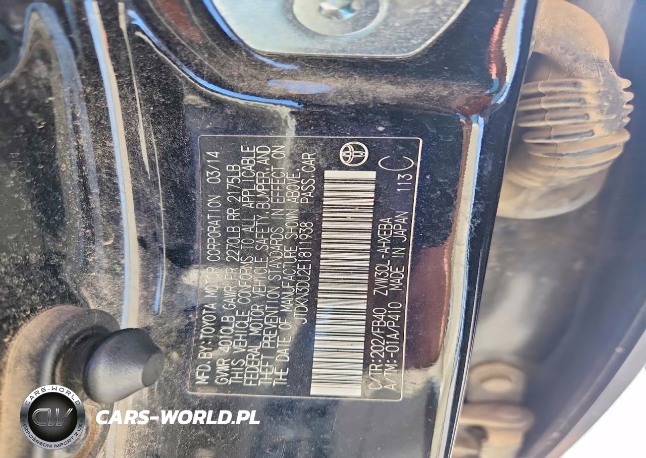 2014 Toyota Prius Three VIN:JTDKN3DU2E1811938 - 12