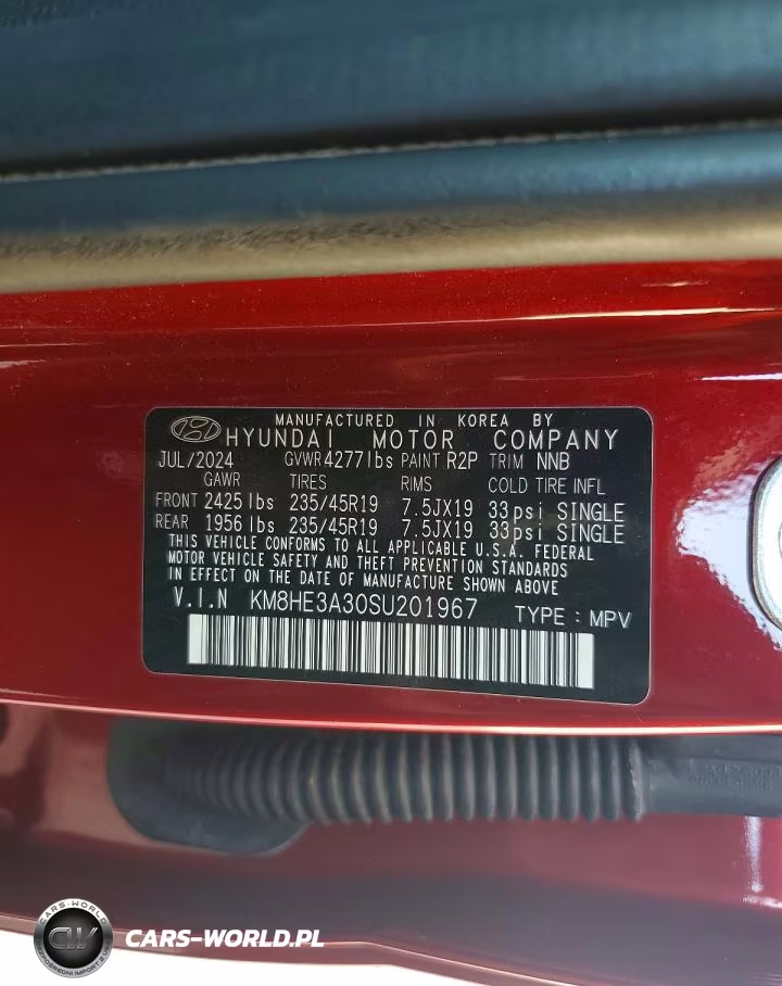 2025 Hyundai Kona Limited VIN:KM8HE3A30SU201967 - 14