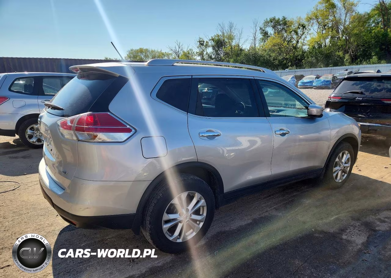 2015 Nissan Rogue Sv VIN:KNMAT2MT6FP559239 - 3