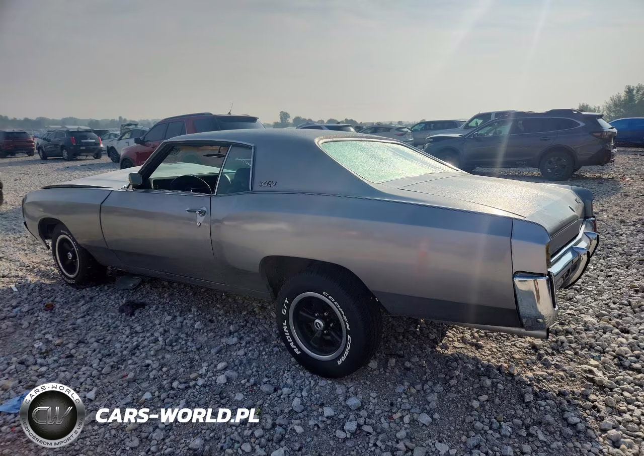 1971 Chevy Monte Carl VIN:138571B152477 - 2