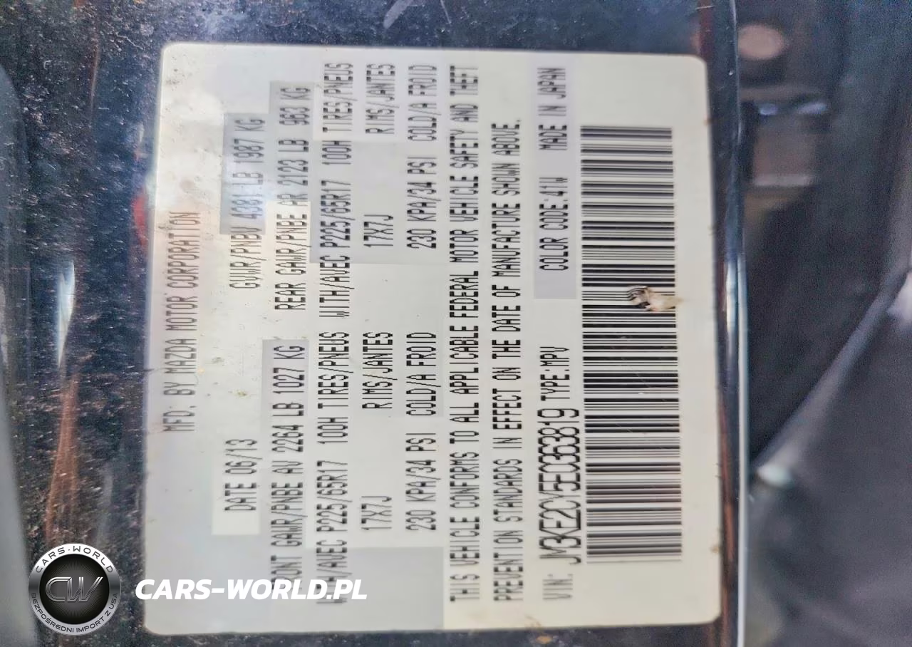 2014 Mazda Cx-5 Touring VIN:JM3KE2CY5E0363819 - 13