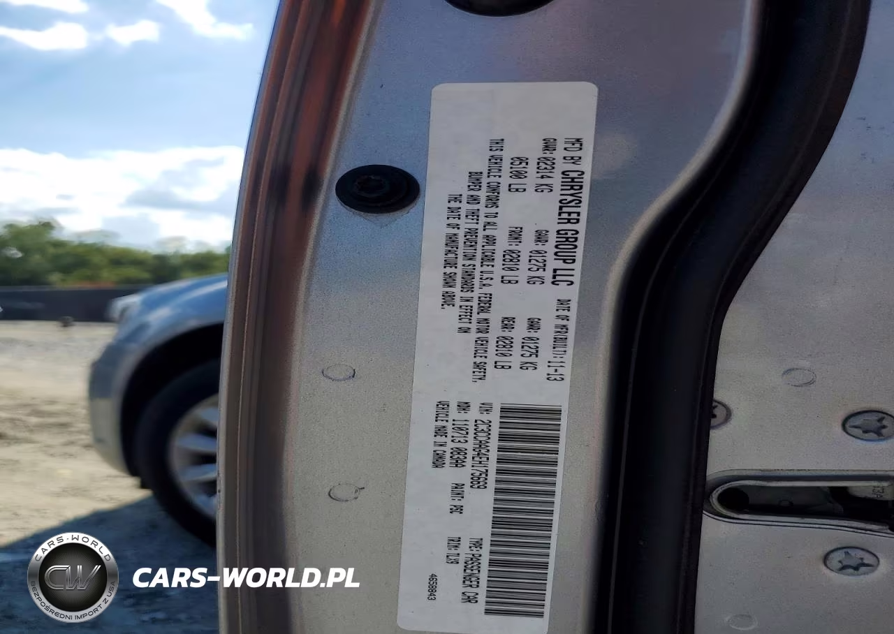 2014 Chrysler 300 VIN:2C3CCAAG4EH175669 - 12
