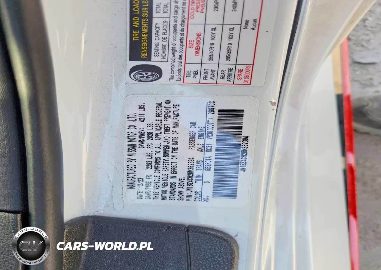 2024 Nissan Z Nismo VIN:JN1BZ4CH2RM362394 - 13