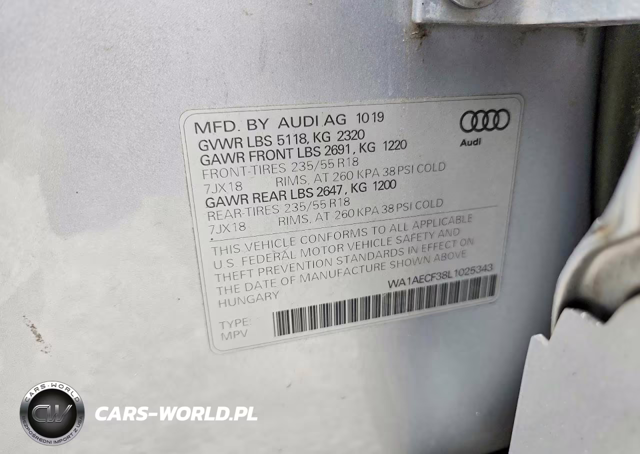 2020 Audi Q3 Premium VIN:WA1AECF38L1025343 - 14