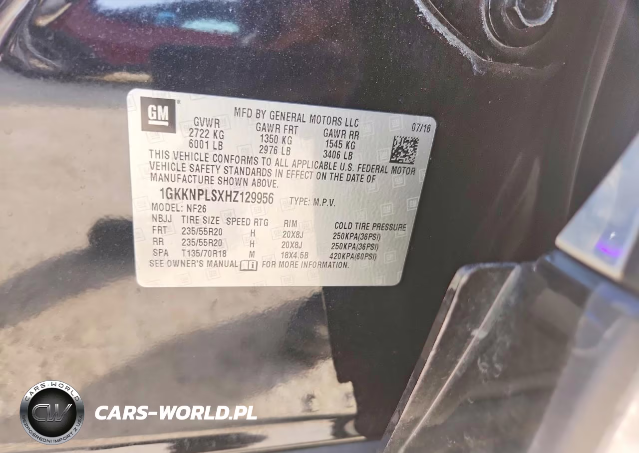 2017 GMC Acadia Denali VIN:1GKKNPLSXHZ129956 - 13