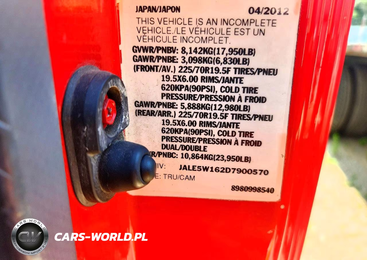 2013 Isuzu Nqr VIN:JALE5W162D7900570 - 13