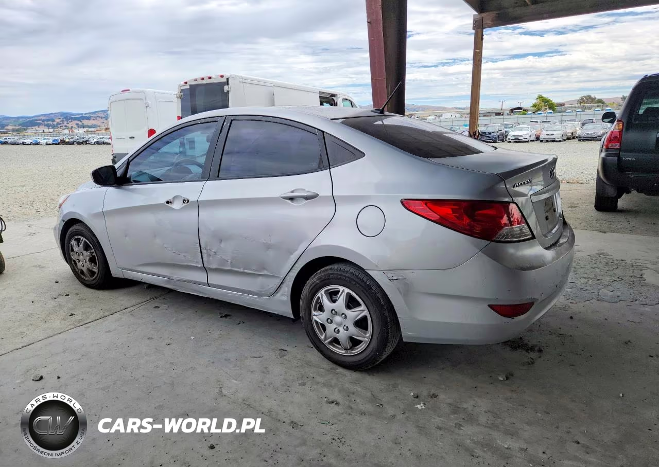 2013 Hyundai Accent Gls VIN:KMHCT4AE5DU501837 - 2