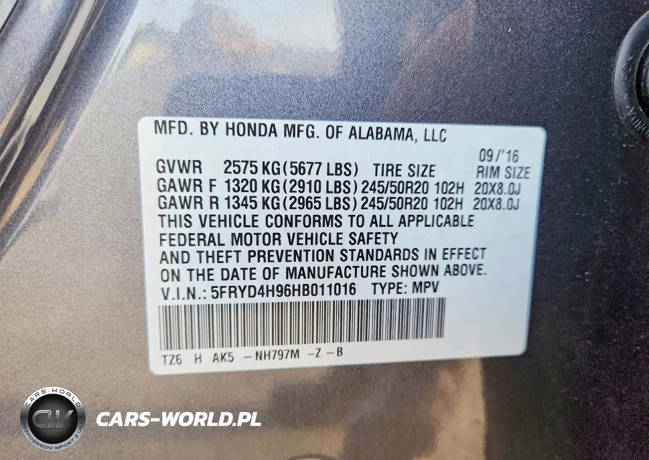 2017 Acura Mdx Advance VIN:5FRYD4H96HB011016 - 14