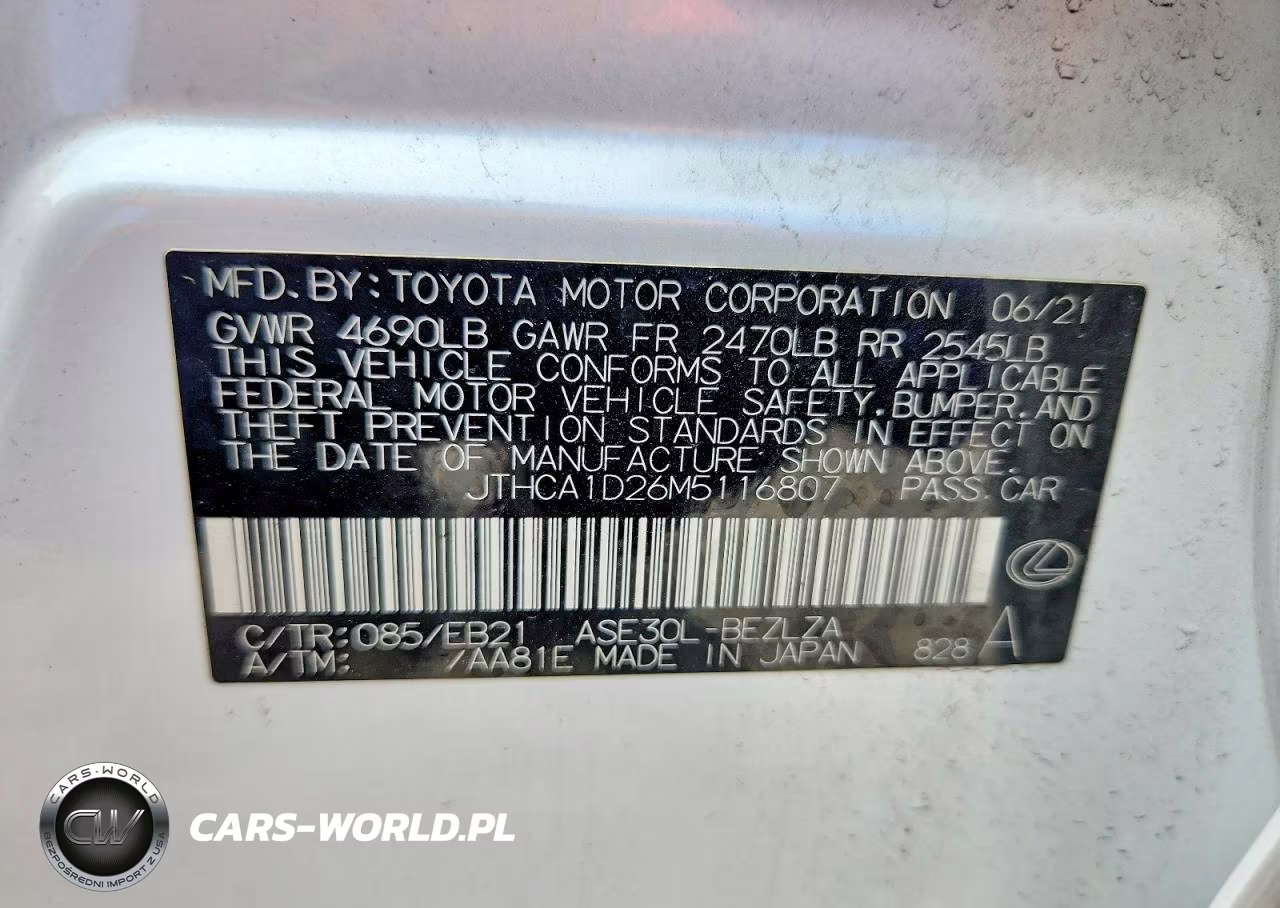 2021 Lexus Is 300 VIN:JTHCA1D26M5116807 - 13