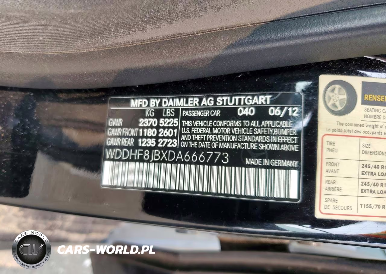 2013 Mercedes-Benz E 350 4Matic VIN:WDDHF8JBXDA666773 - 12