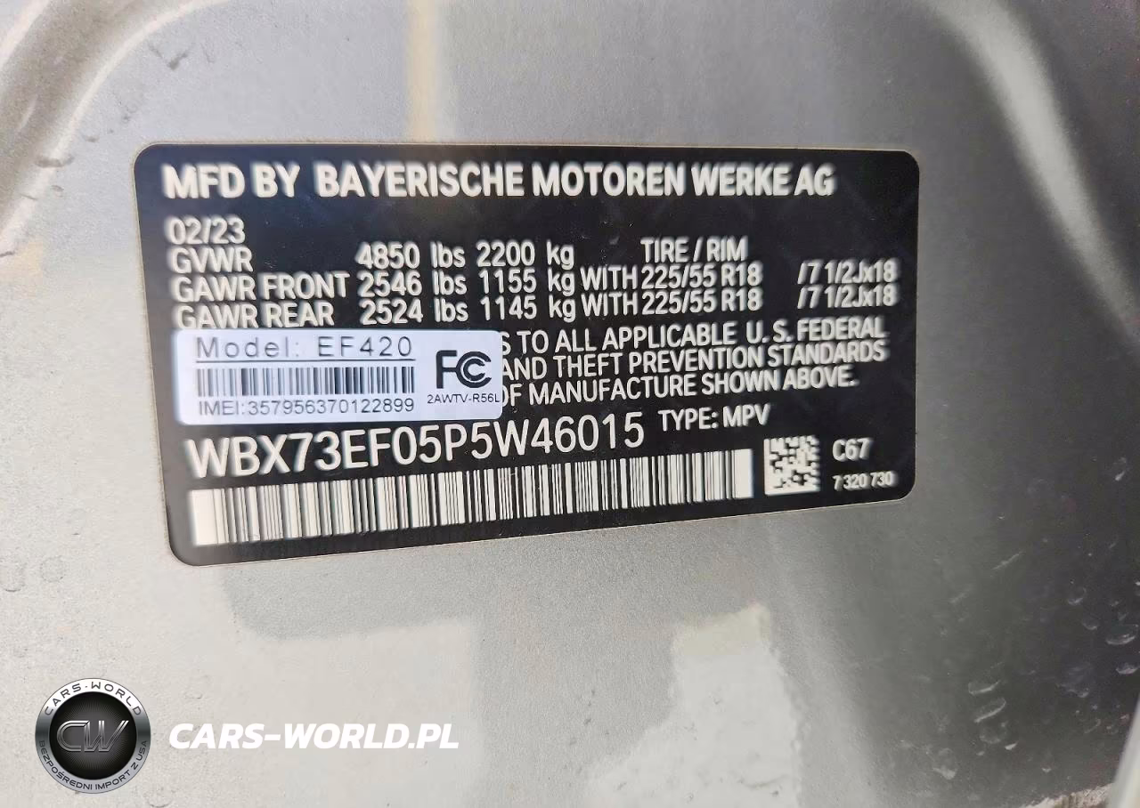 2023 BMW X1 xDrive28I VIN:WBX73EF05P5W46015 - 14