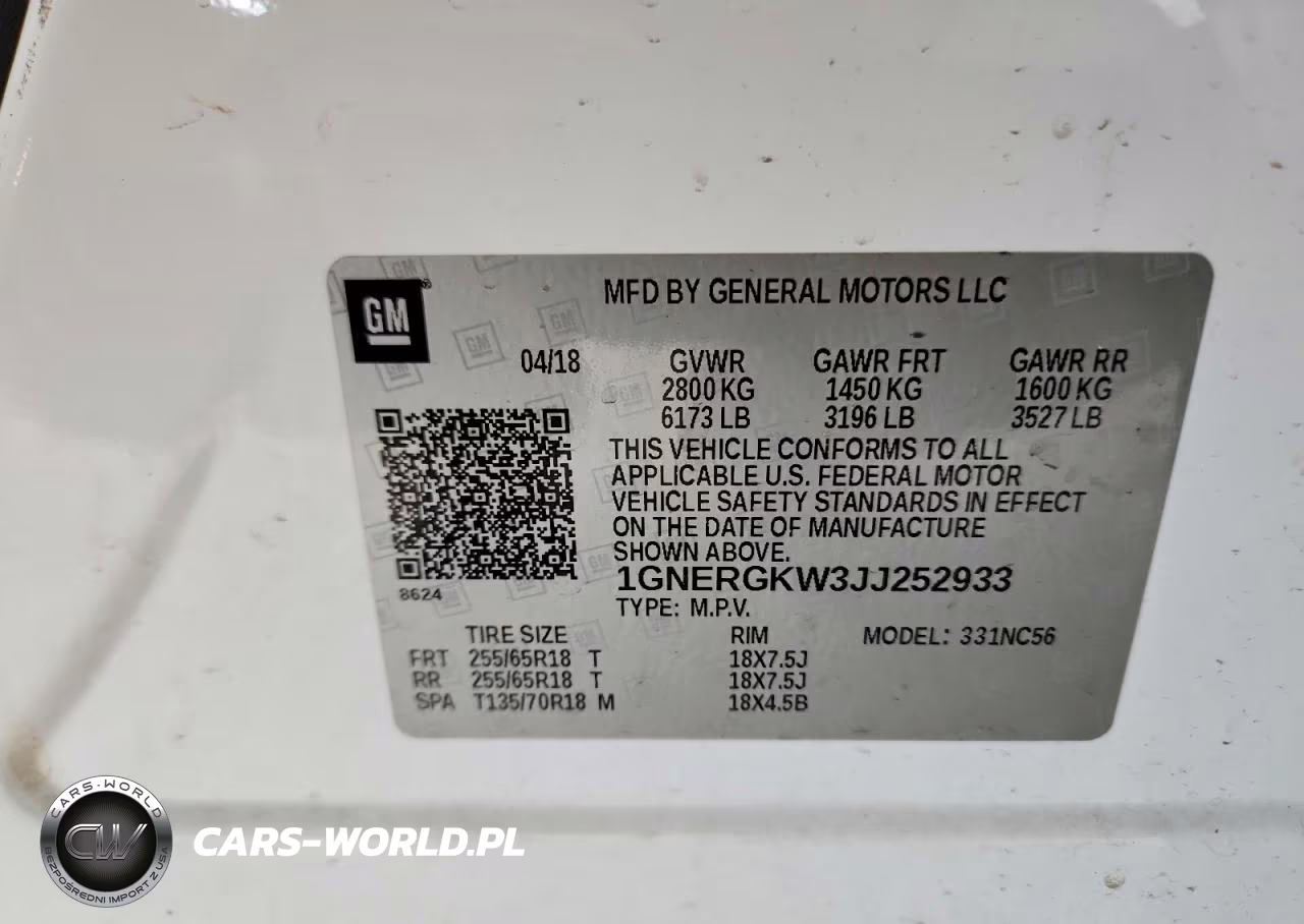 2018 Chevrolet Traverse Lt VIN:1GNERGKW3JJ252933 - 14