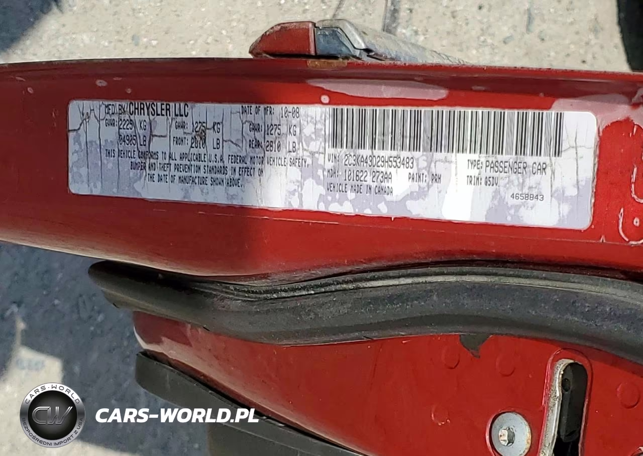 2009 Chrysler 300 Lx VIN:2C3KA43D29H553483 - 12