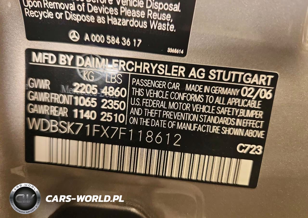 2007 Mercedes-Benz Sl 550 VIN:WDBSK71FX7F118612 - 12