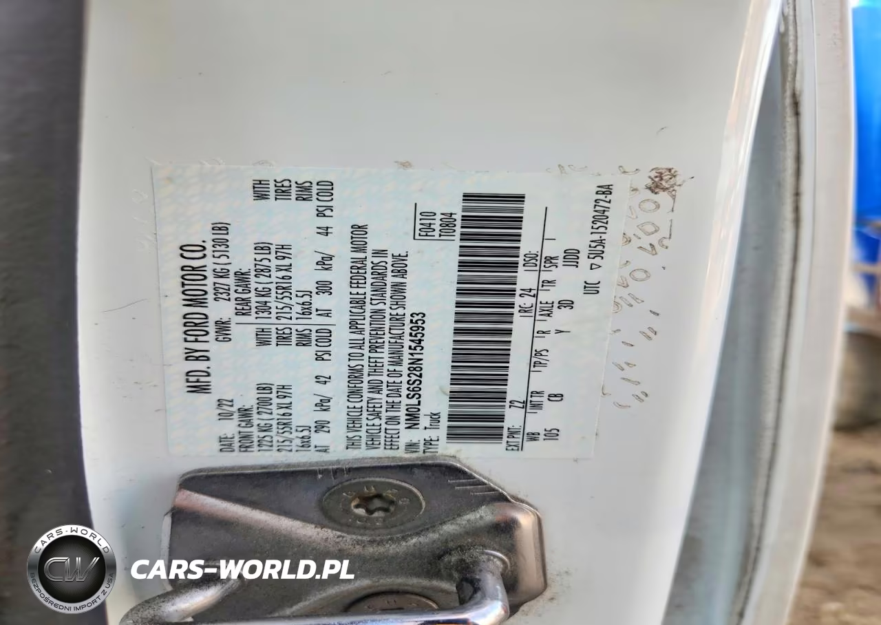 2022 Ford Transit Connect Xl VIN:NM0LS6S28N1545953 - 14