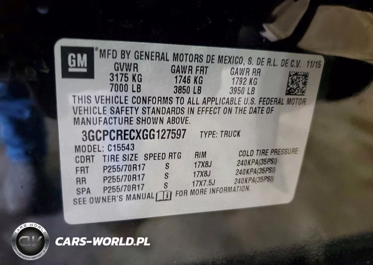 2016 Chevrolet Silverado C1500 Lt VIN:3GCPCRECXGG127597 - 12