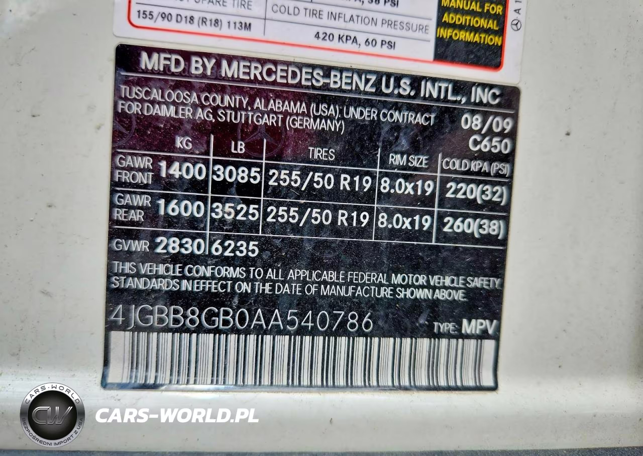 2010 Mercedes-Benz Ml 350 4Matic VIN:4JGBB8GB0AA540786 - 12