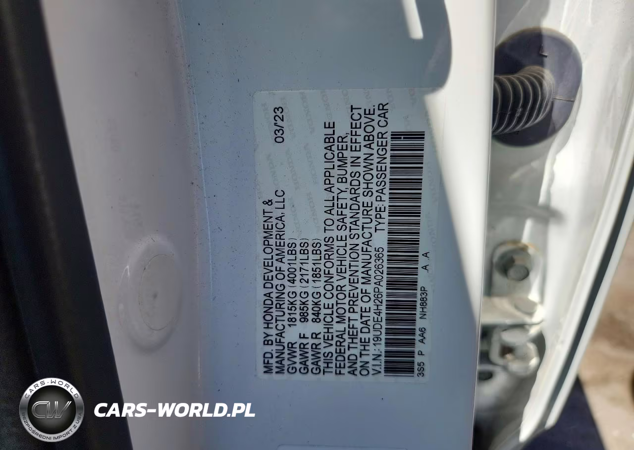 2023 Acura Integra VIN:19UDE4H26PA026365 - 12