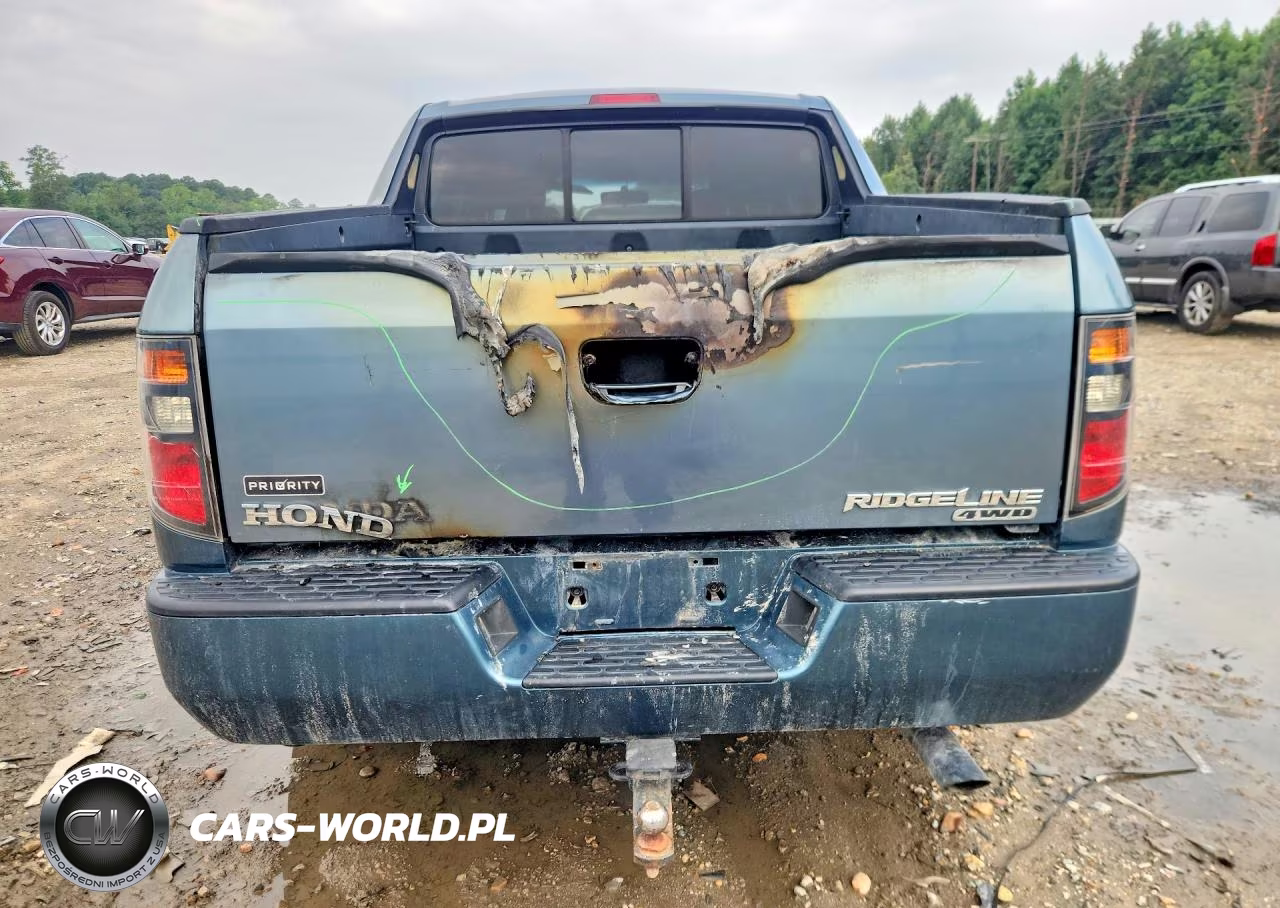 2006 Honda Ridgeline Rtl VIN:2HJYK16586H545501 - 6