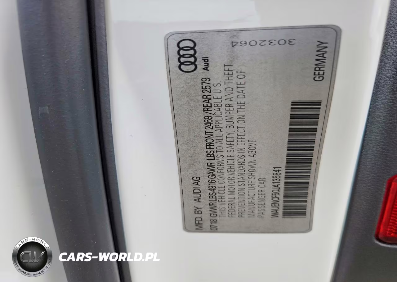 2018 Audi A5 Premium Plus S-Line VIN:WAUENCF50JA135841 - 13