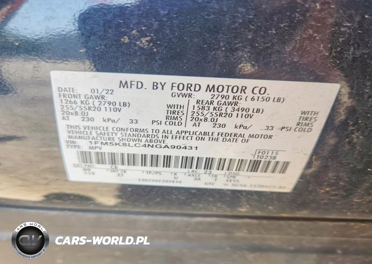 2022 Ford Explorer King Ranch VIN:1FM5K8LC4NGA90431 - 13